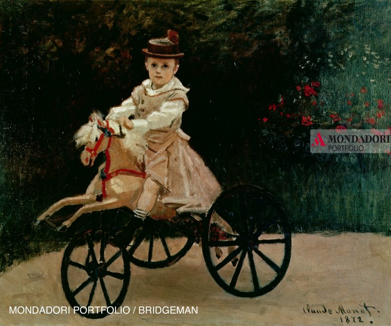 Monet - Jean Monet sul suo cavallo da gioco, 1872 