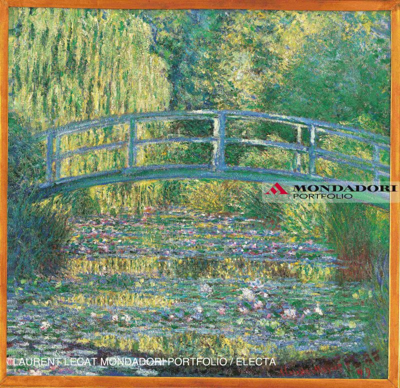 Monet - Lo stagno delle ninfee - Armonia verde, Monet Claude, 1899, XIX secolo, olio su tela. 