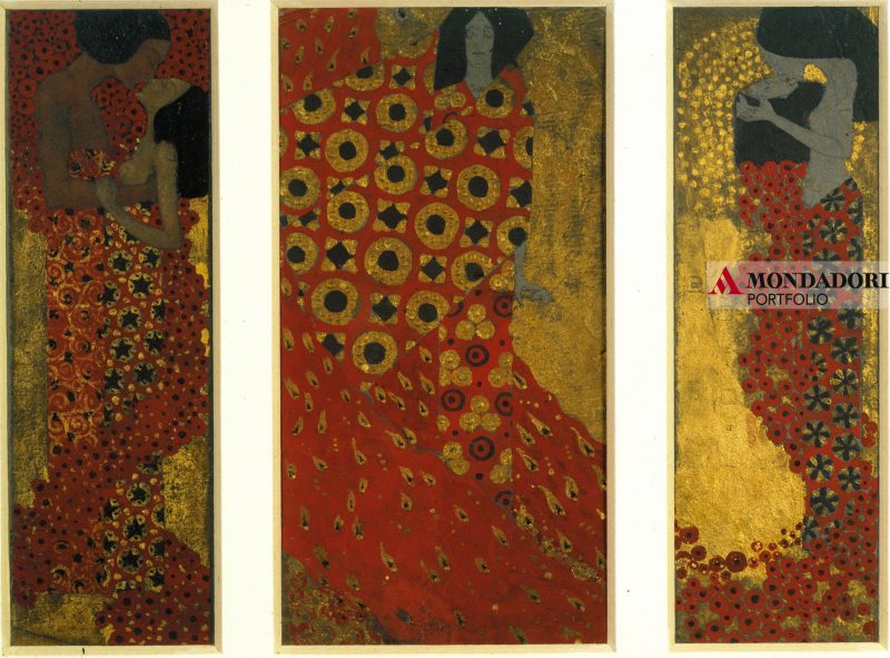 Klimt: Trittico, XIX secolo. Austria, Salisburgo, Galerie F. Welz. 