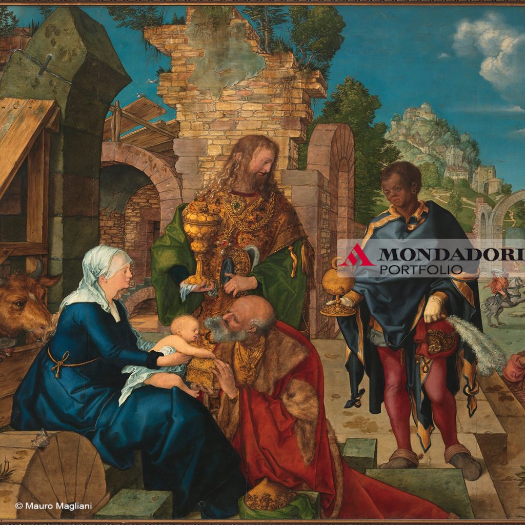 Adorazione dei Magi, 1504, XVI secolo, olio su tavola di conifera. Italia, Firenze, Galleria degli Uffizi.