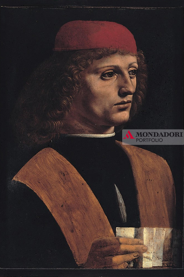 Biblioteca Ambrosiana - Il Ritratto di Musico è un dipinto a olio su tavola di Leonardo da Vinci, databile al 1485 circa.