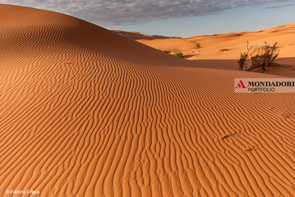 Deserto del Sahara, dune di Erg Chebbi‎, Merzouga, Marocco.