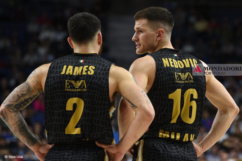 Dorothea Wierer - L'Olimpia Milano spera ancora nei playoff di Eurolega nonostante le sconfitte contro Real Madrid e Panathinaikos. Nella foto Nemanja Nedovic e Mike James. , 