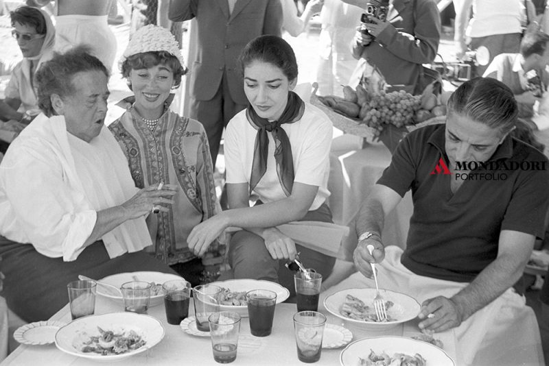 Maria Callas e Aristotele Onassis 