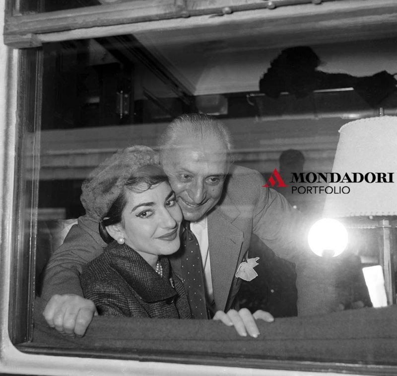 Maria Callas e Giovanni Battista Meneghini