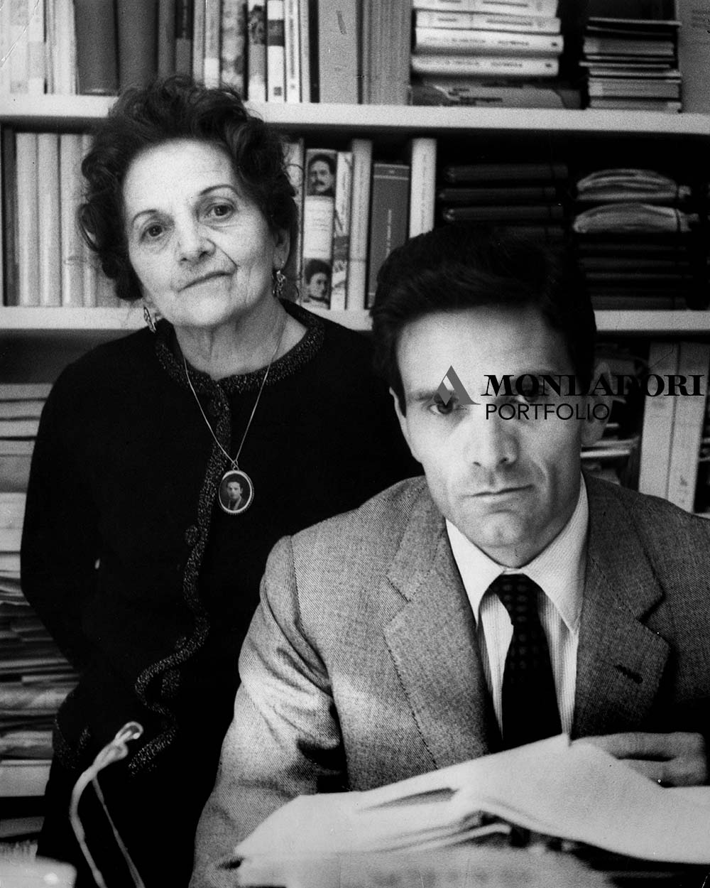 Pier Paolo Pasolini con la madre